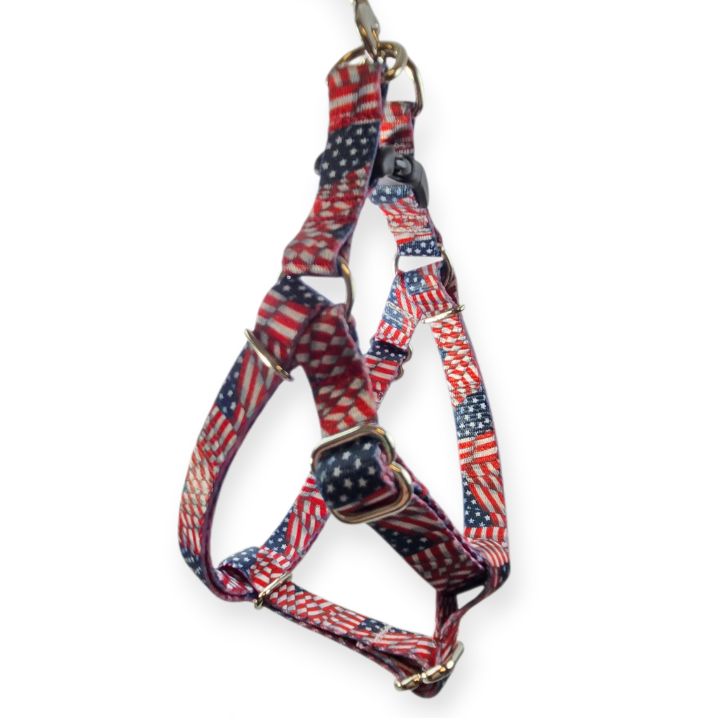 Patriotic Tribute Step-In Harness (Small)