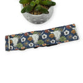 Desert Bloom Cow Skull Dog Collar (Large, 1.5" wide)