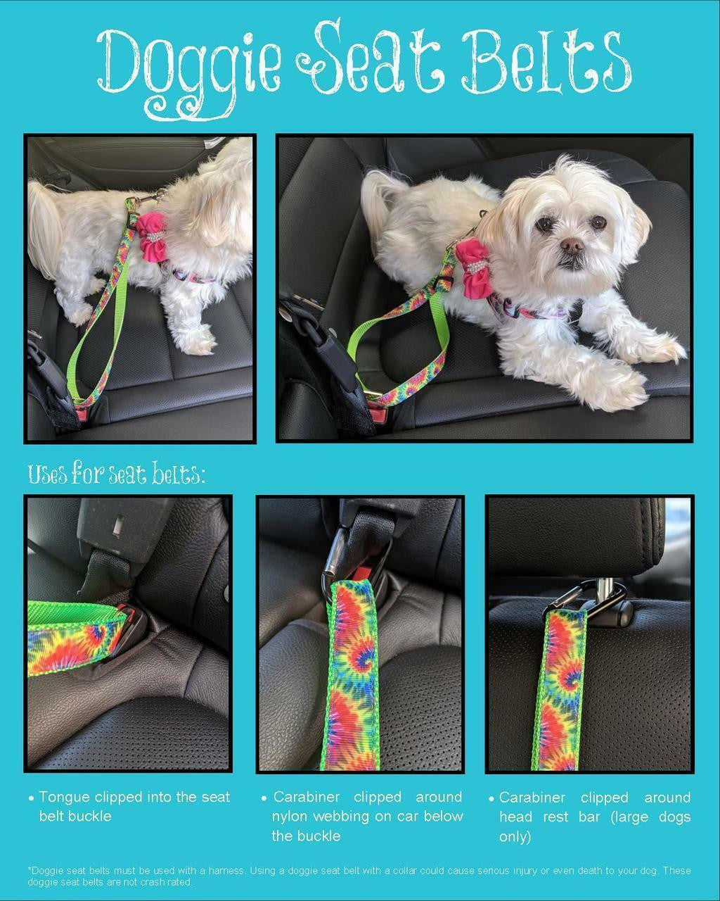 Trippy Doggo seat belt (Small)