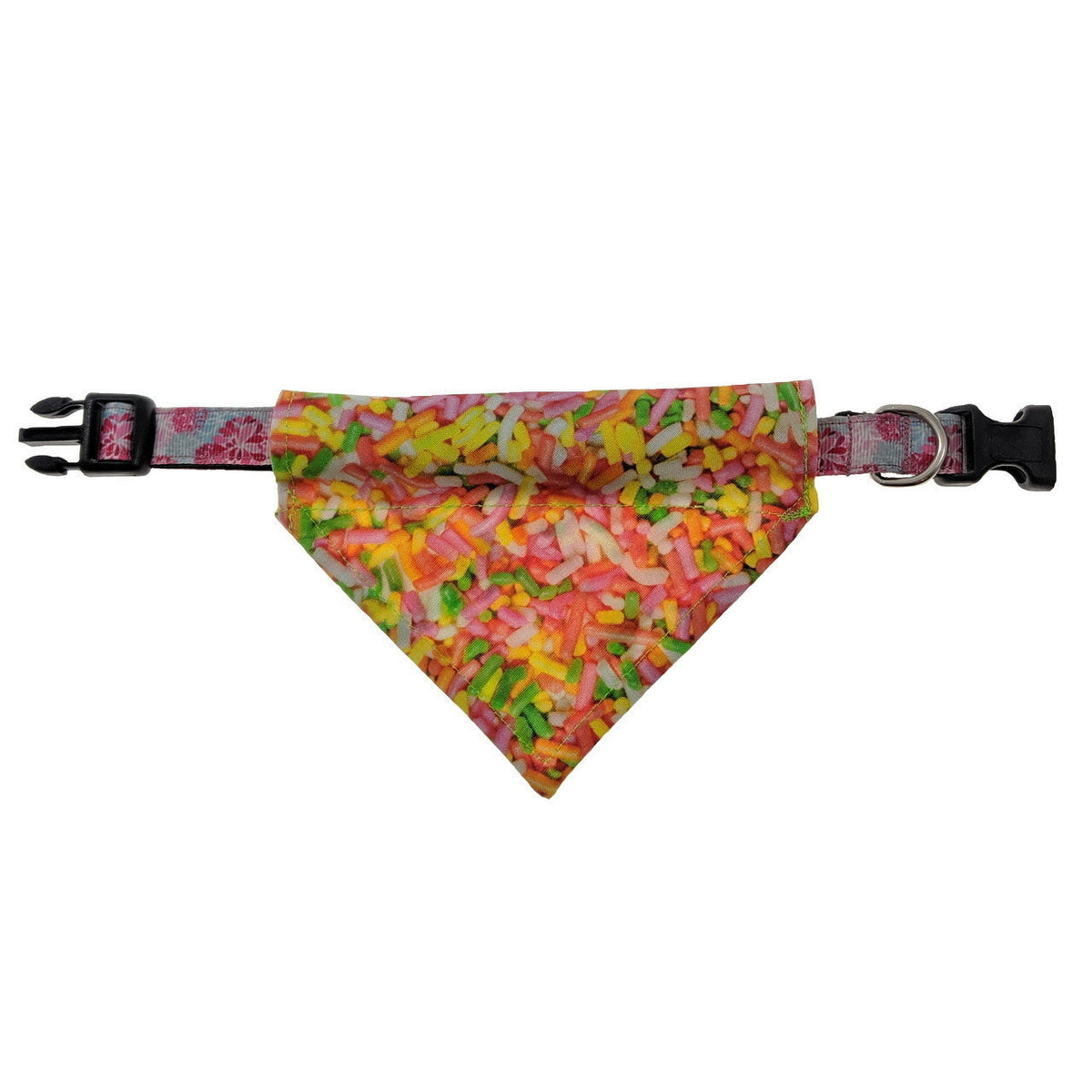 Junk Food/ Distressed Plaid Reversible Slide-on Bandana (Medium)