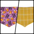 Brewery Buddy (Orchid)/Mustard Plaid Tie-on Bandana (Medium)