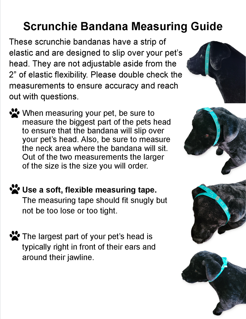 Daisy Pumpkins/ Orange Leaves Reversible Slip-on Scrunchie Bandana (X-Small/Small)