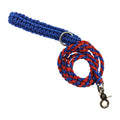 Blue & Red Paracord leash (5')