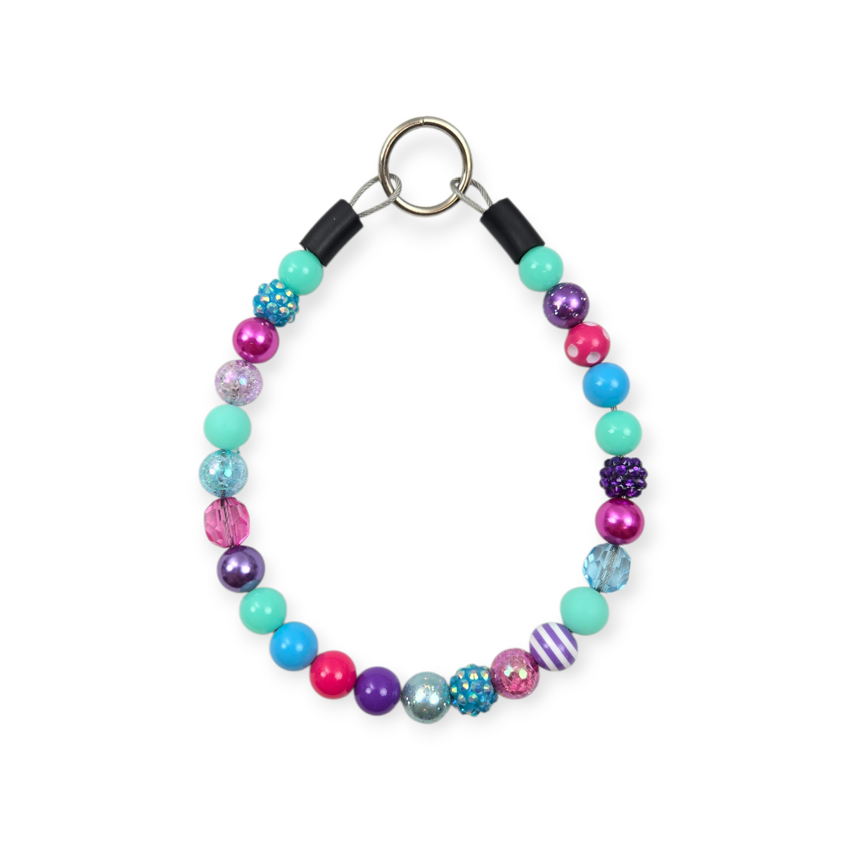 Mermaid Beaded Collar - 13.5"