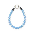 Periwinkle Iridescent Beaded Collar - 11.5"