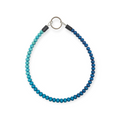 Teal Ombre Beaded Collar - 18.25"