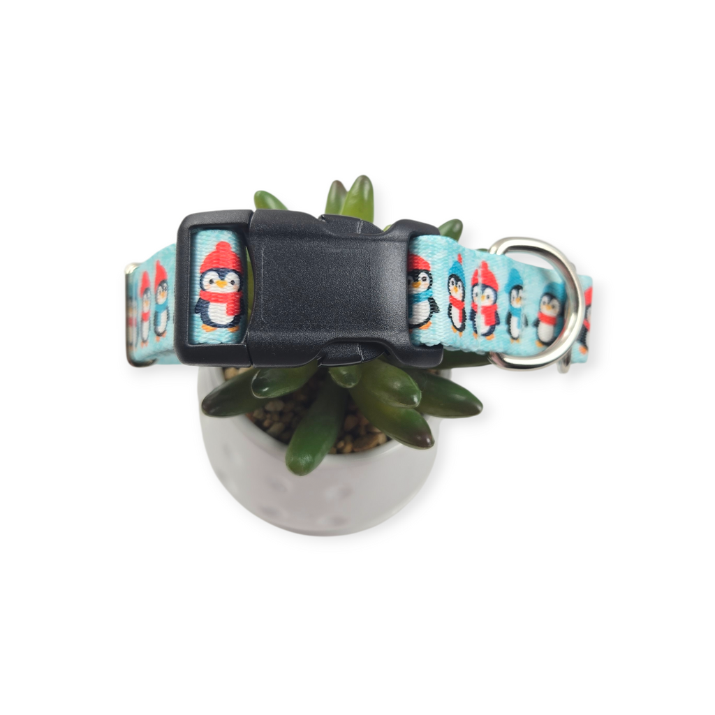Penguin Pals Dog Collar (Medium, 1" wide)