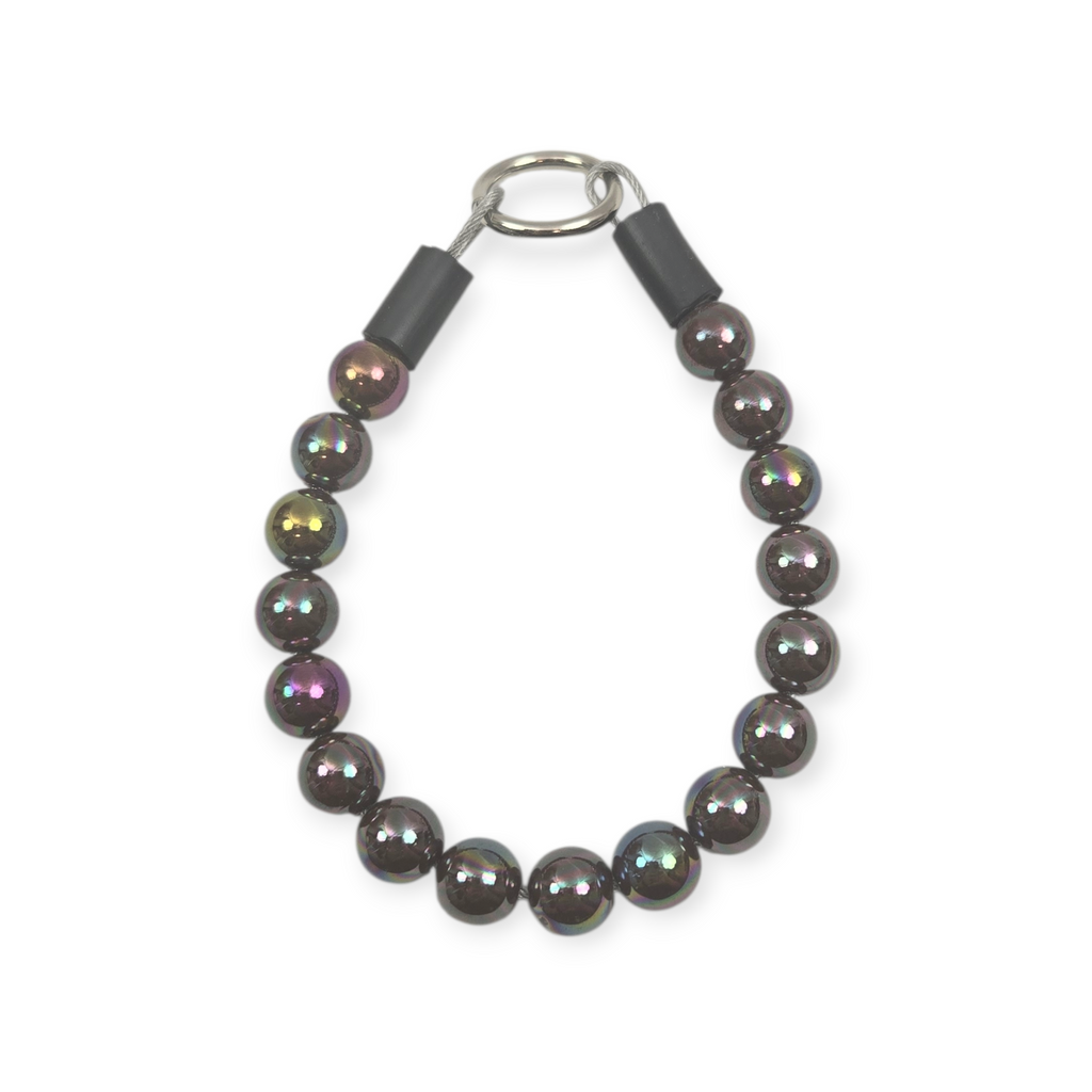Oil Spill Beaded Collar - 10"