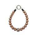 Rose Gold Pearl Beaded Collar - 13.5"