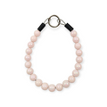 Light Pink Iridescent Beaded Collar - 11.75"