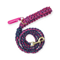 Pink, Purple & Blue Paracord Rope leash (6')