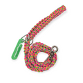 Neon Rainbow Paracord leash (6')