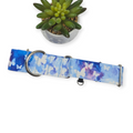 Watercolor Butterflies Martingale Dog Collar (Large, 1.5" wide)