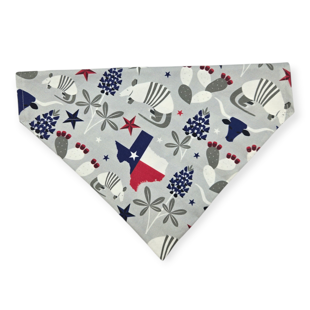 Symbols of Texas/Stacked Onyx Triangles Reversible Slide-on Bandana (Large)