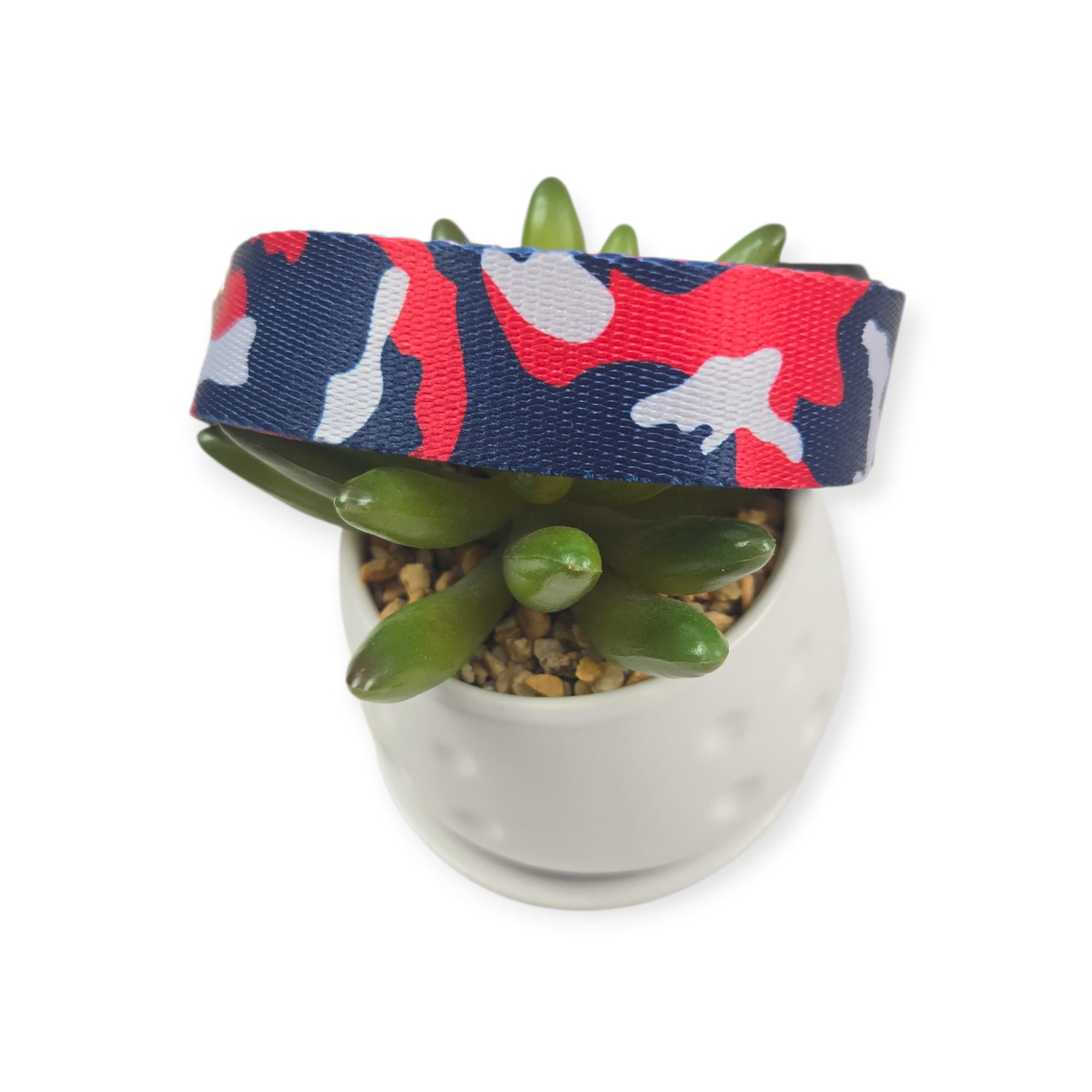 Patriotic Camo Dog Collar (Large)