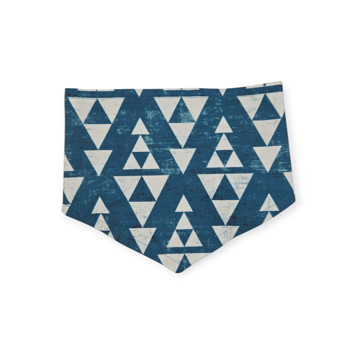 Texas Western Americana/Teal Southwestern Reversible Tie-on Bandana (Large)