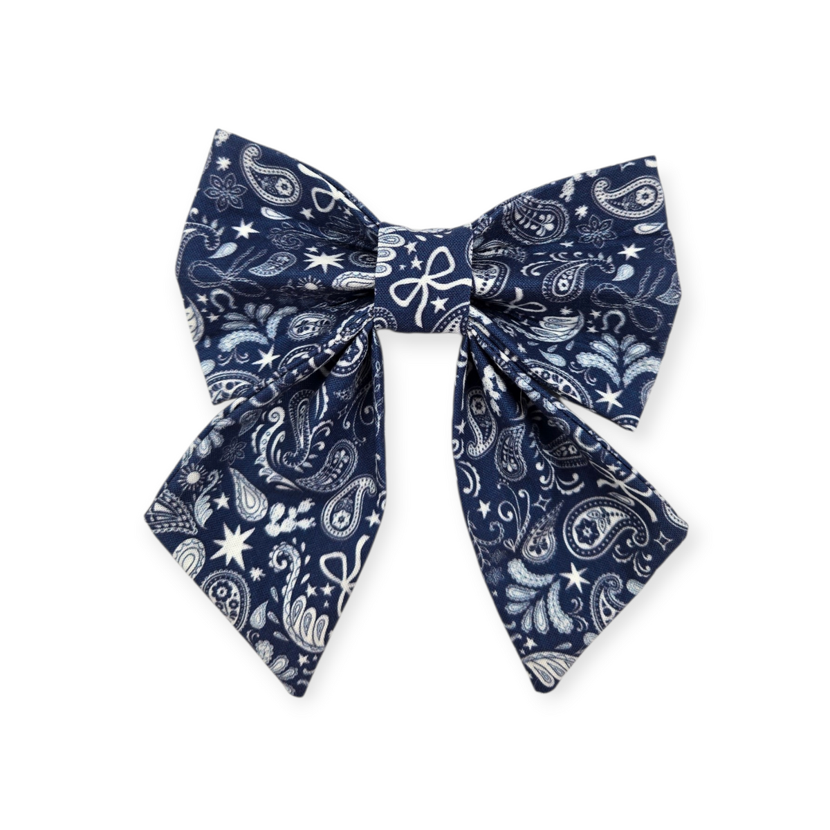 Whimsical Western Paisley Sailor Bow - 5"
