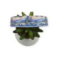 Bluebonnets at Big Bend (var #2) Dog Collar (Large)