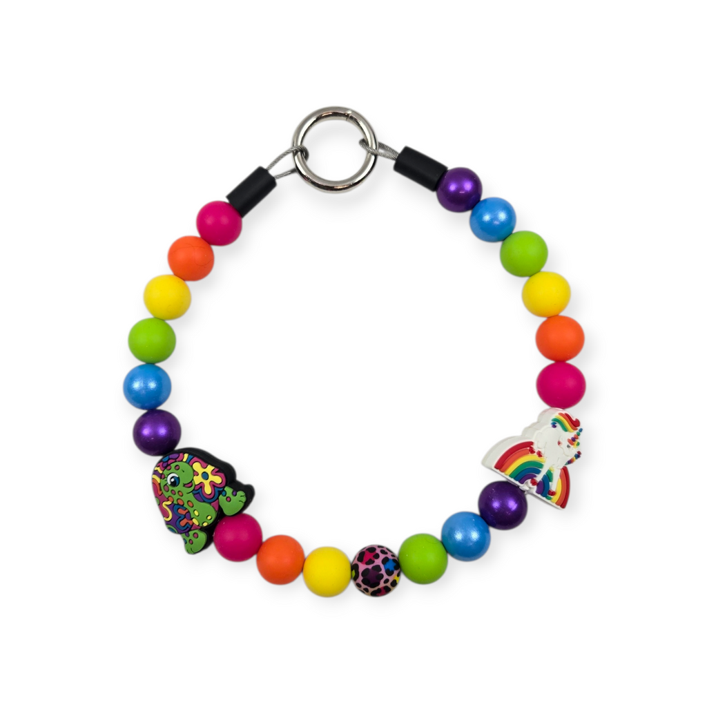 90s Kid Beaded Collar - 15.5"