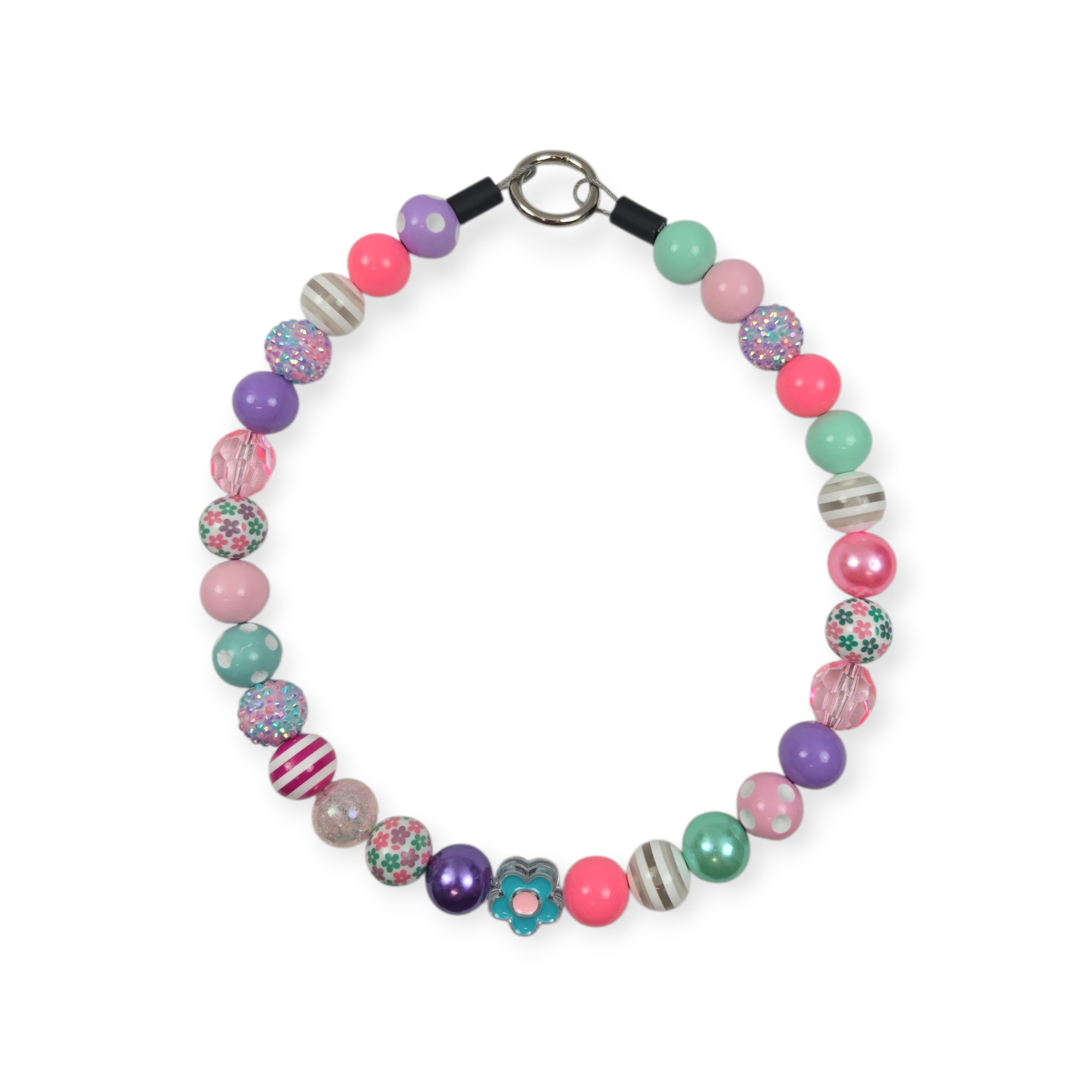 Birthday Princess Beaded Collar - 23.5"