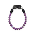 Purple Iridescent Beaded Collar - 9.25"