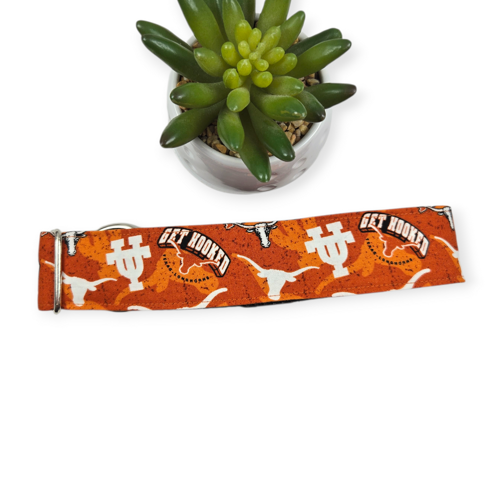 Longhorns Dog Collar (X-Large, 1.5" wide)