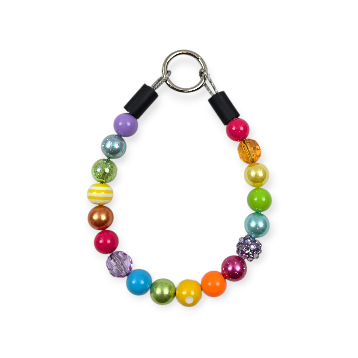 Rainbow Beaded Collar - 10.25"