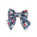 Texas Pride on Blue Sailor Bow - 4"
