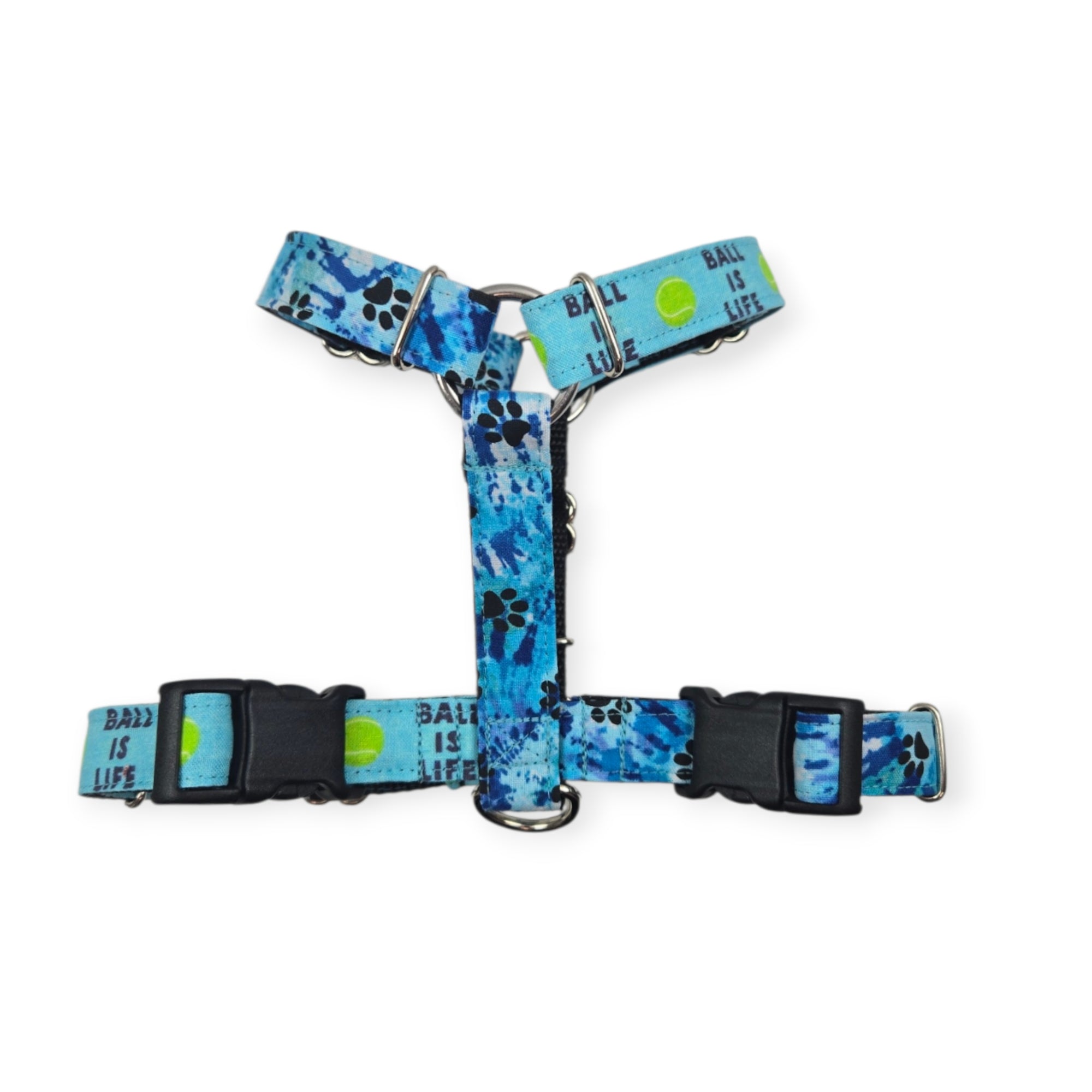 Ball Is Life/Tye Dye Paws SureFit Harness (Small/Medium)