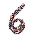 Pastel Pink & Black Paracord Rope leash (5')
