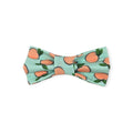 Peaches & Aqua Polka Dots Bowtie - 3"