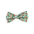 Peaches & Aqua Polka Dots Bowtie - 5"