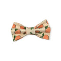 Peaches & Peach Polka Dots Bowtie - 4"