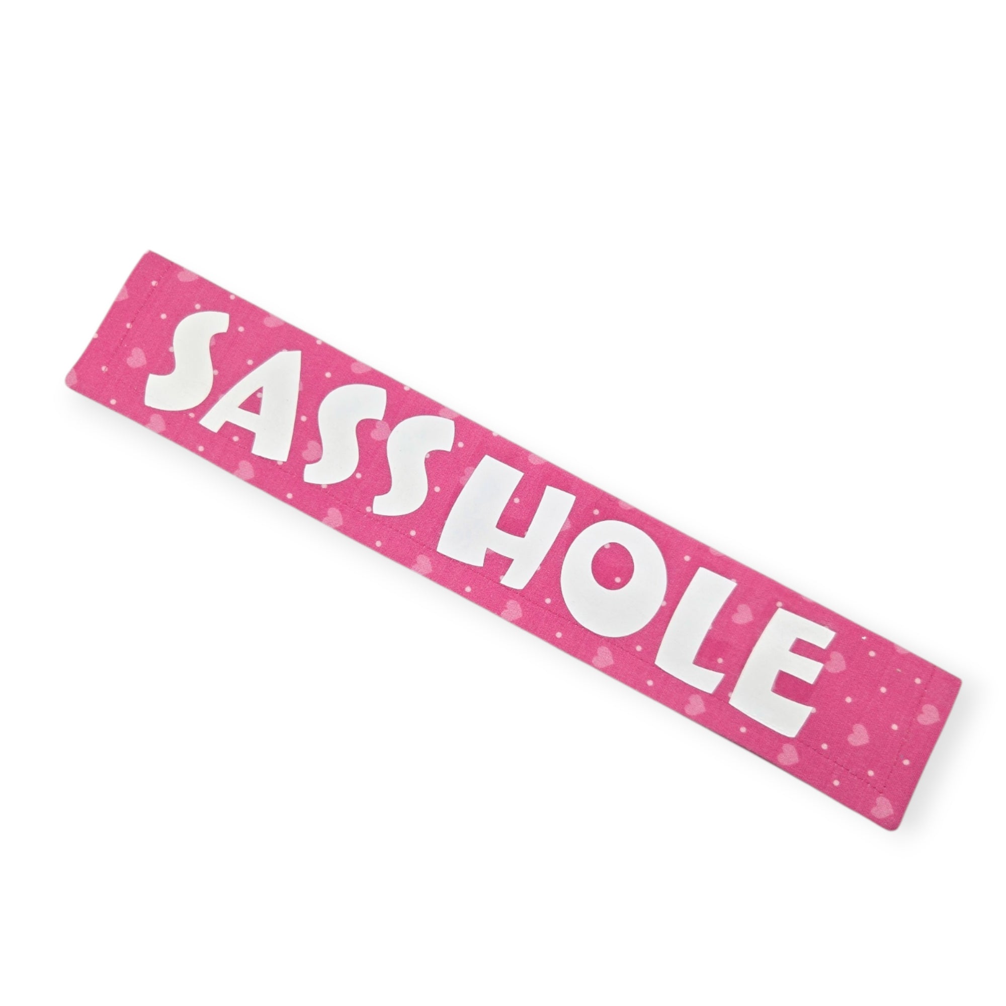 Sasshole (Pink Hearts) Leash Sleeve