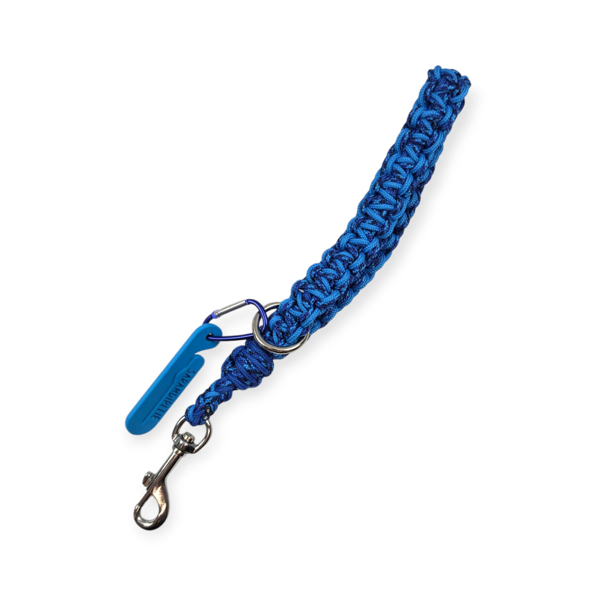 Blue Micro Paracord Traffic Leash (1')