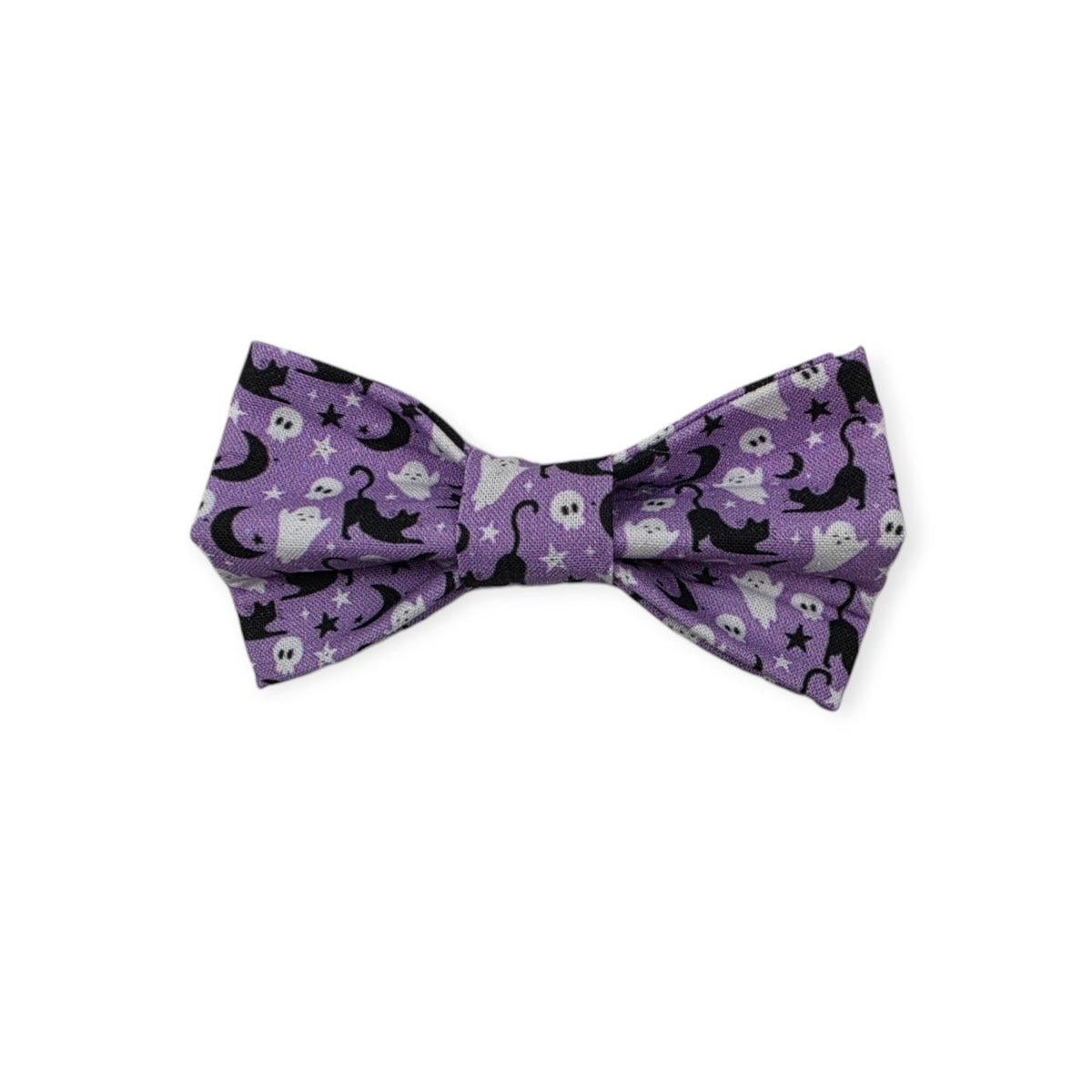 Halloween Cats and Ghosts Bowtie - 4"