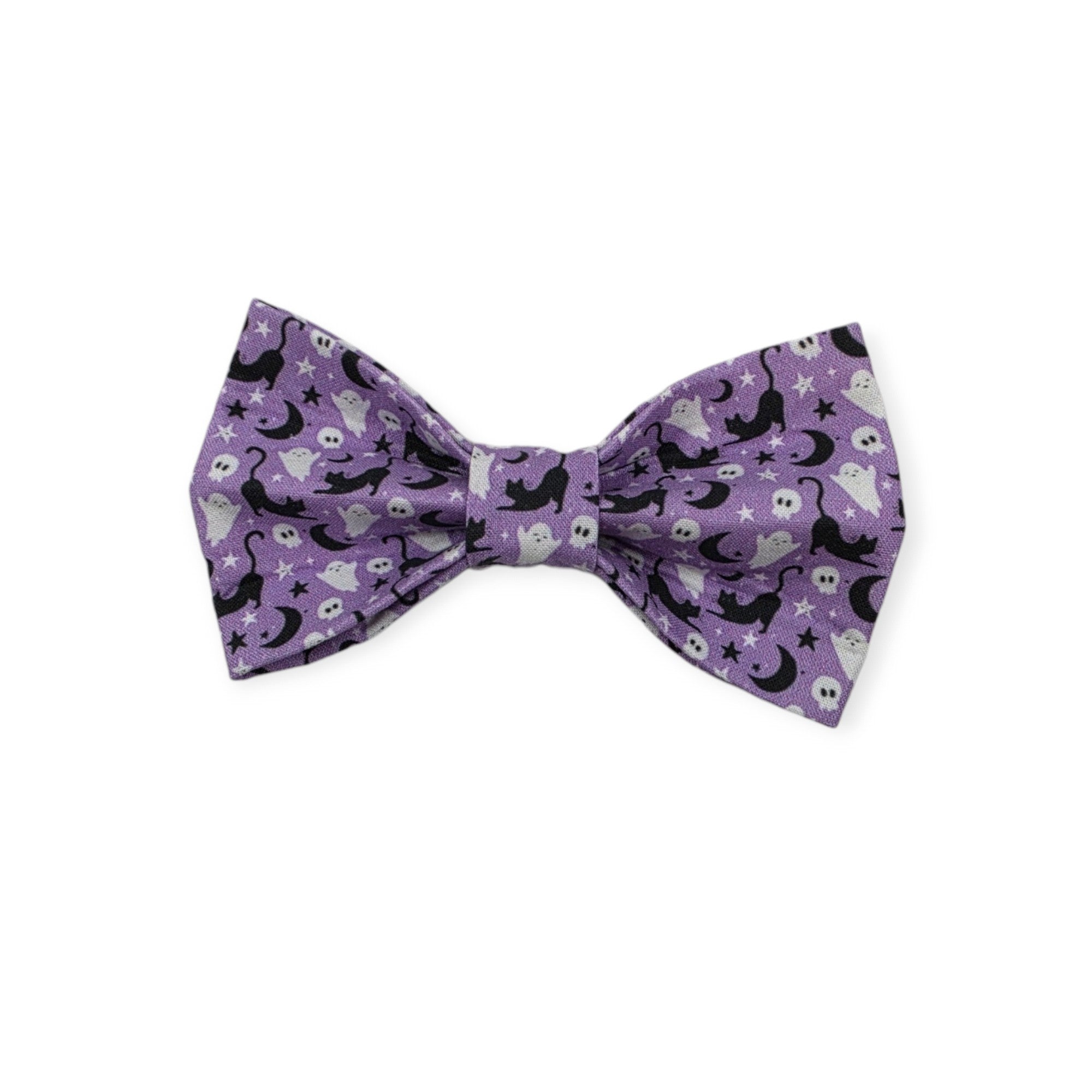 Halloween Cats and Ghosts Bowtie - 5"