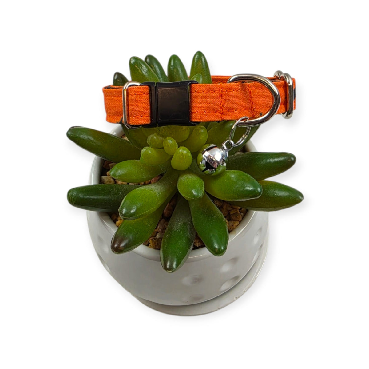Bats on Orange Kitty Collar (XX-Small)