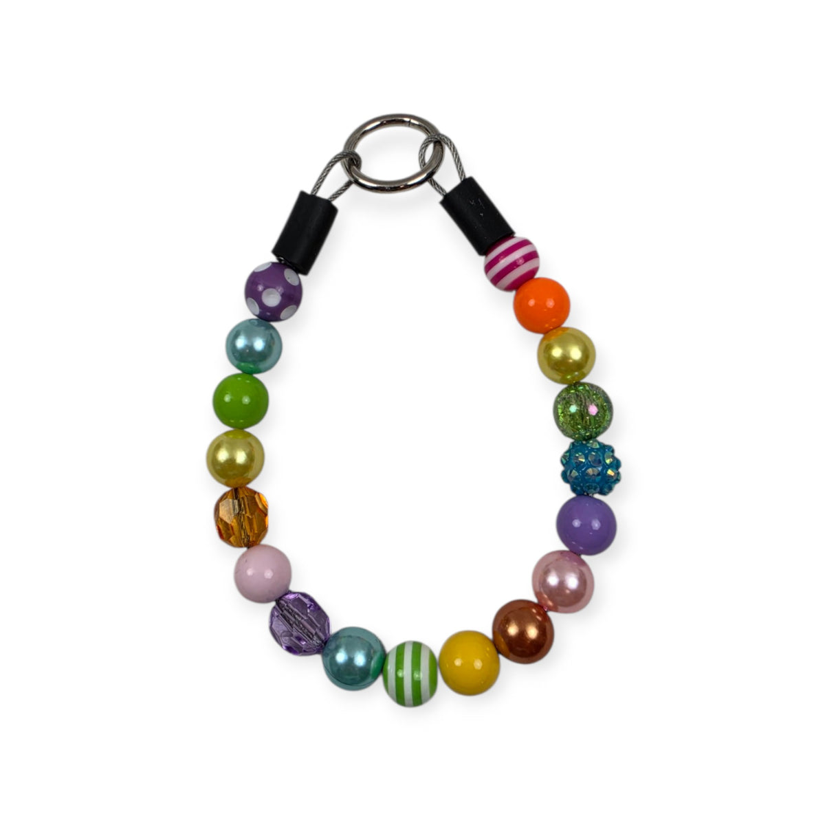 Rainbow Beaded Collar - 10.5"