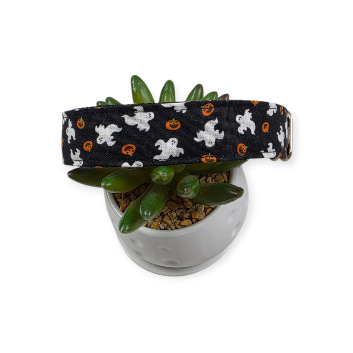 Ghosts & Pumpkins Dog Collar (Large)