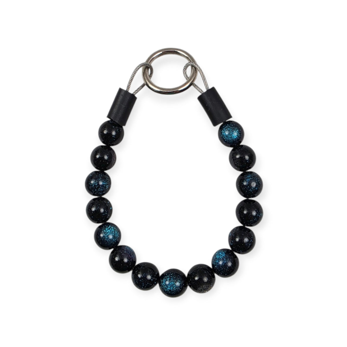 Galaxy Iridescent Beaded Collar - 9"