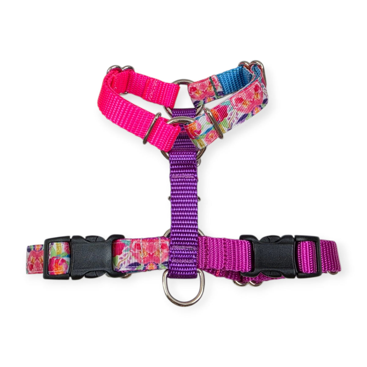 Pink & Purple Floral SureFit Harness (Small)