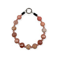 Just Peachy Beaded Collar - 16"