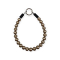 Copper Pearl Beaded Collar - 13.5"