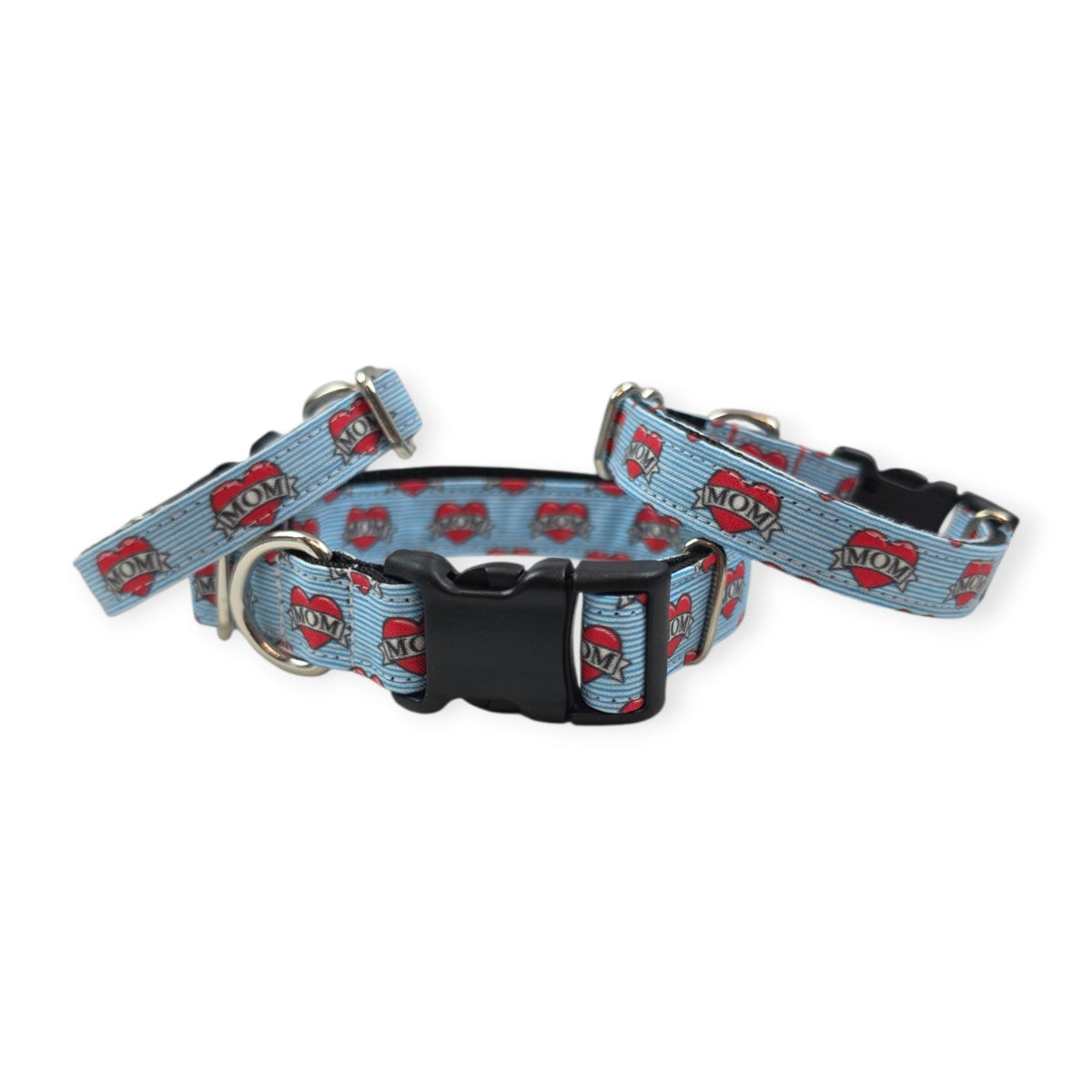 Mom Heart Tattoo Dog Collar