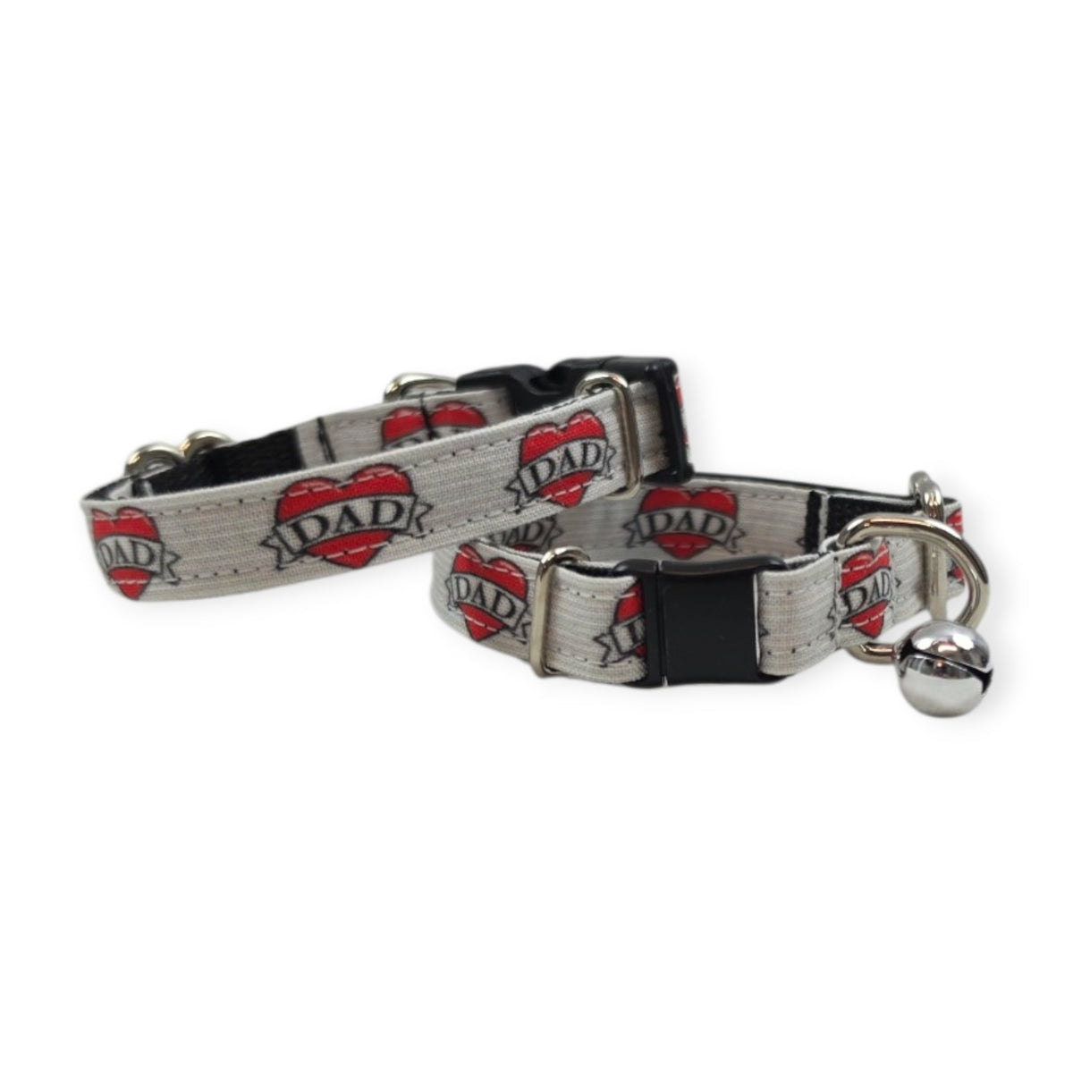 Dad Heart Tattoo Kitty Collar (XX-Small)