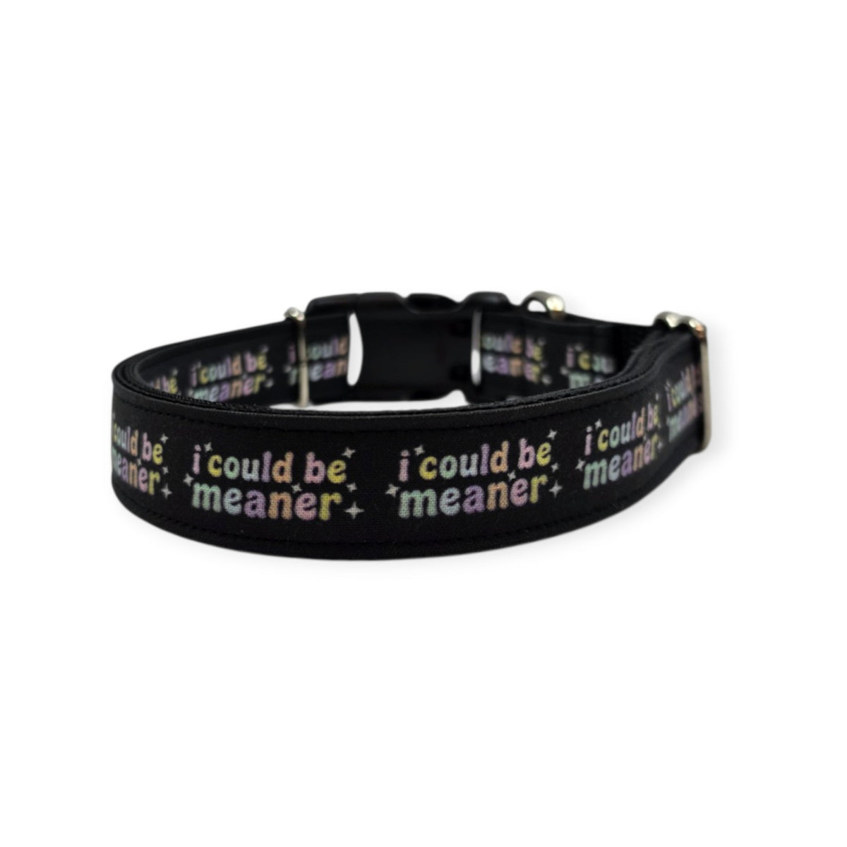 I Could Be Meaner Dog Collar