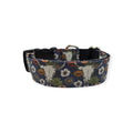 Desert Bloom Cow Skull Dog Collar