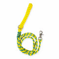 Green & Yellow Paracord leash (5.5')