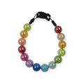 Iridescent Rainbow Beaded Collar - 12"
